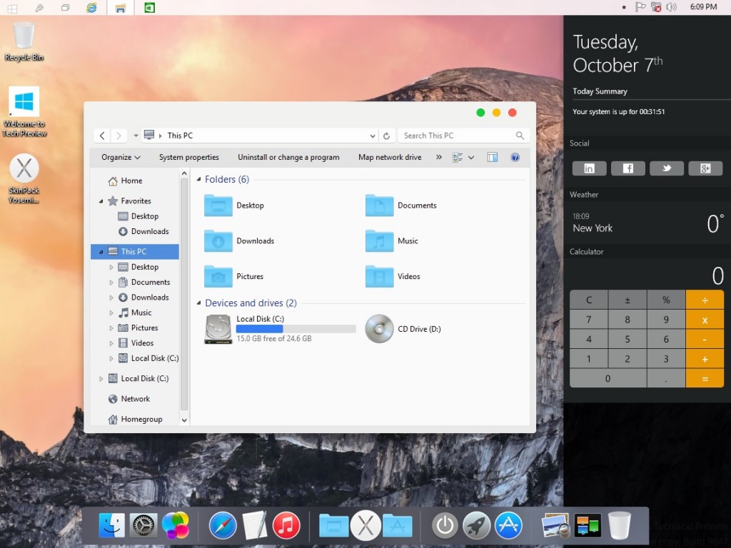 osx theme for windows 7 download